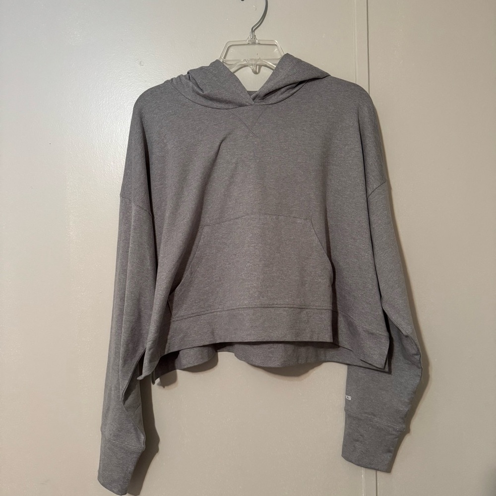 Fabletics‎ Gray Women's Cropped Hoodie